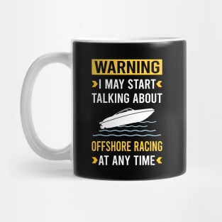 Warning Offshore Racing Race Mug